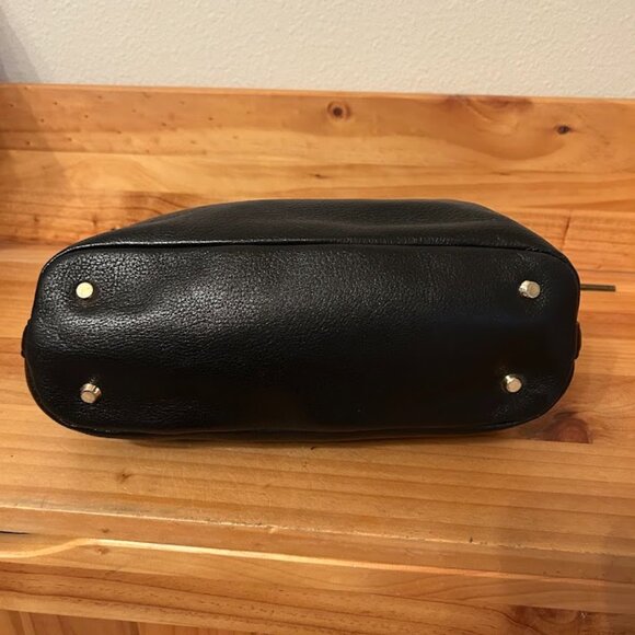 ✨ Like New Michael Kors Black Smooth Leather Hobo Shoulder Bag ✨ - Picture 6 of 7